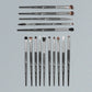 London Prime HD Pro Eye Essential Brush Set 15Pcs - London Prime 